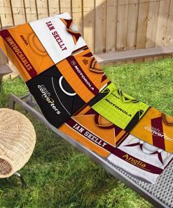 Motherwell Classic Kits Montage Retro Shirt Beach Towel