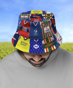 Carlisle United Retro Shirt Bucket Hat Classic Kits
