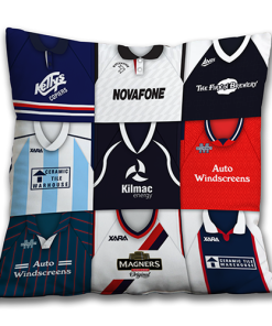 Alternative view of Dundee Retro Kit Montage Jumbo Football Cushion Classic Kits