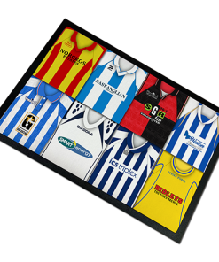 Colchester Utd Retro Kits Montage Door Floor Mat