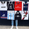 Dundee Retro Kit Montage Football Flag High Quality Classic Kits