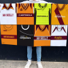 Motherwell Retro Kit Montage Football Flag High Quality Classic Kits