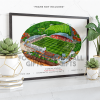 Fleetwood Town Around The Grounds Highbury Stadium Water Colour Print Framed Print