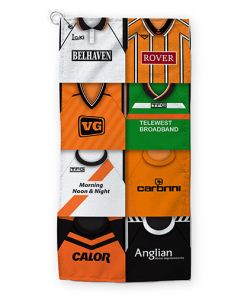 Alternative view of Golf Towel Dundee United Classic Kits Montage Retro Shirt Golf Towel