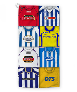 Alternative view of Golf Towel Kilmarnock Classic Kits Montage Retro Shirt Golf Towel