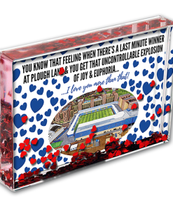 Wimbledon Heart Photo Block I Love you More Than That Love Hearts Valentines Day