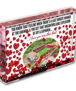 Barnsley Heart Photo Block I Love you More Than That Love Hearts Valentines Day