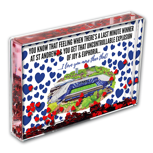 Birmingham City Heart Photo Block I Love you More Than That Love Hearts Valentines Day