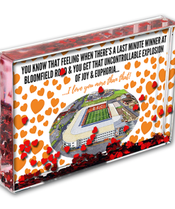 Blackpool Heart Photo Block I Love you More Than That Love Hearts Valentines Day