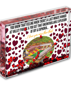 Bradford City Heart Photo Block I Love you More Than That Love Hearts Valentines Day