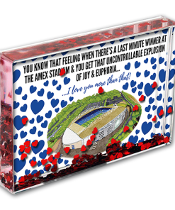 Brighton Heart Photo Block I Love you More Than That Love Hearts Valentines Day