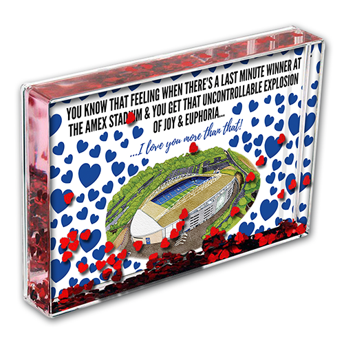 Brighton Heart Photo Block I Love you More Than That Love Hearts Valentines Day