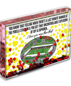 Burton Albion Heart Photo Block I Love you More Than That Love Hearts Valentines Day