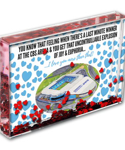 Coventry City Heart Photo Block I Love you More Than That Love Hearts Valentines Day