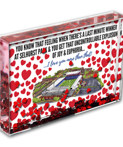 Crystal Palace Heart Photo Block I Love you More Than That Love Hearts Valentines Day