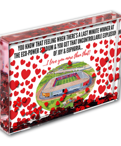 Doncaster Rovers Heart Photo Block I Love you More Than That Love Hearts Valentines Day