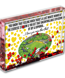 Harrogate Town Heart Photo Block I Love you More Than That Love Hearts Valentines Day