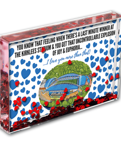 Huddersfield Heart Photo Block I Love you More Than That Love Hearts Valentines Day