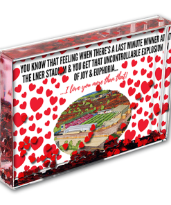 Lincoln City Heart Photo Block I Love you More Than That Love Hearts Valentines Day