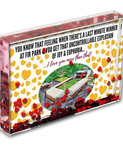 Motherwell Heart Photo Block I Love you More Than That Love Hearts Valentines Day