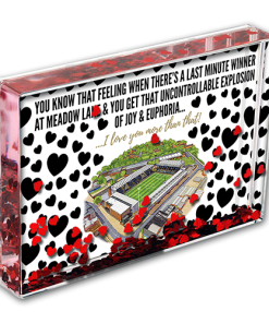 Notts County Heart Photo Block I Love you More Than That Love Hearts Valentines Day