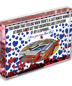 Rangers Heart Photo Block I Love you More Than That Love Hearts Valentines Day