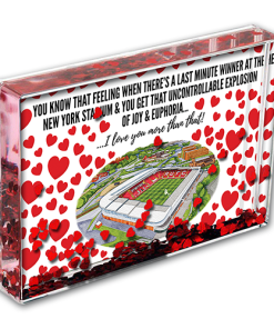 Rotherham Utd Heart Photo Block I Love you More Than That Love Hearts Valentines Day
