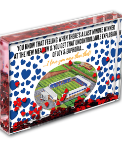 Shrewsbury Town Heart Photo Block I Love you More Than That Love Hearts Valentines Day