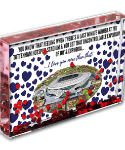 Spurs Heart Photo Block I Love you More Than That Love Hearts Valentines Day