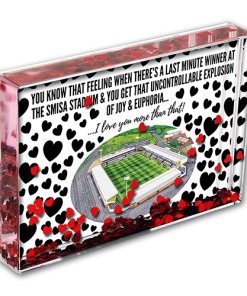 St Mirren Heart Photo Block I Love you More Than That Love Hearts Valentines Day