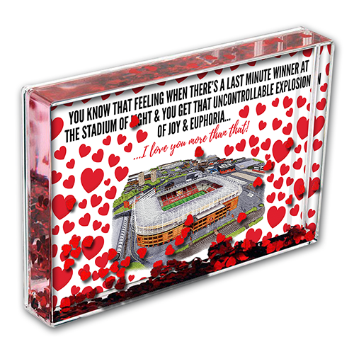 Sunderland Heart Photo Block I Love you More Than That Love Hearts Valentines Day