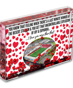 Walsall Heart Photo Block I Love you More Than That Love Hearts Valentines Day