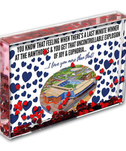 West Brom Heart Photo Block I Love you More Than That Love Hearts Valentines Day