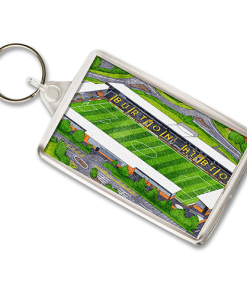 Burton Albion Around The Grounds Pirelli Stadium Water Colour Keyring