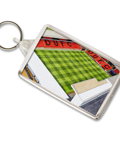 Dundee United Around The Grounds Tannadice Park Stadium Water Colour Keyring