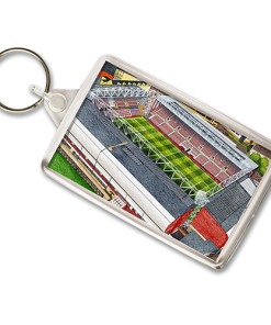 Hearts Around The Grounds Tynecastle Park Stadium Water Colour Keyring