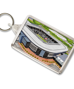 MK Dons Around The Grounds Stadium MK Water Colour Keyring