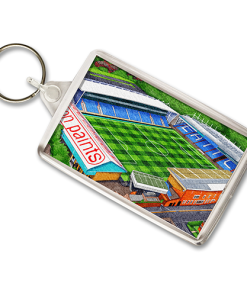 Oldham Athletic Around The Grounds Boundary Park Stadium Water Colour Keyring