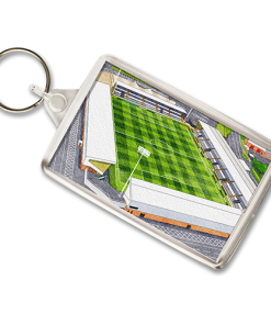 St Mirren Around The Grounds The SMISA Stadium Water Colour Keyring