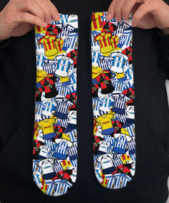 Colchester Utd Retro Shirt Classic Kit Mash Socks