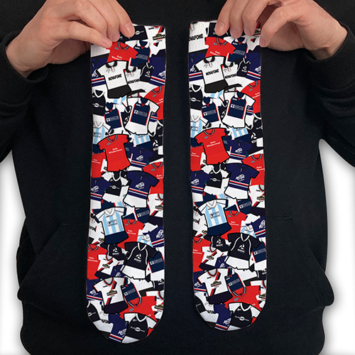 Dundee Retro Shirt Classic Kit Mash Socks