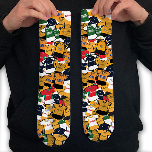 Newport County Retro Shirt Classic Kit Mash Socks