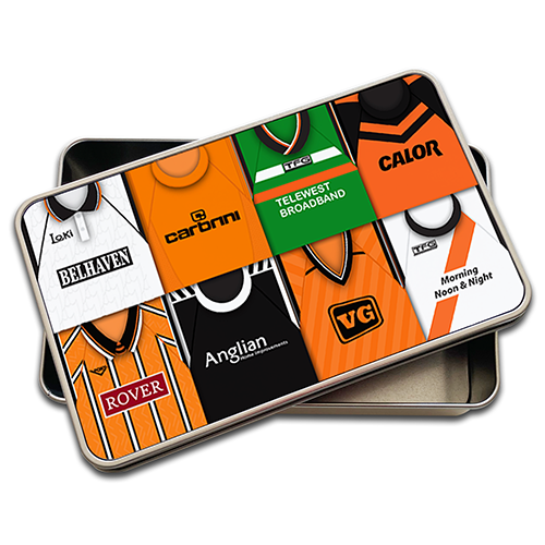 Dundee United Retro Kit Montage Pencil Tin Case