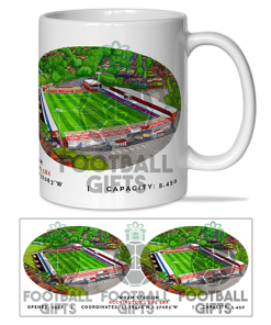 Accrington Stanley Around The Grounds Wham Stadium Water Colour Mug Cup