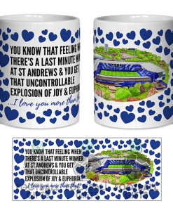 Birmingham City Fan Mug I Love you More Than That Love Hearts Mug Cup Valentines Day