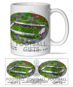 Burton Albion Around The Grounds Pirelli Stadium Water Colour Mug Cup