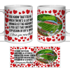 Fleetwood Town Fan Mug I Love you More Than That Love Hearts Mug Cup Valentines Day