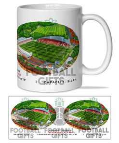 Fleetwood Town Around The Grounds Highbury Stadium Water Colour Mug Cup