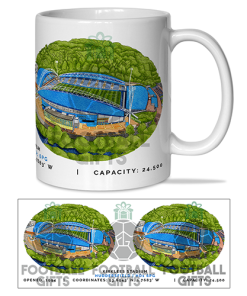 Huddersfield Around The Grounds Kirklees Stadium Water Colour Mug Cup