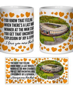 Hull City Fan Mug I Love you More Than That Love Hearts Mug Cup Valentines Day